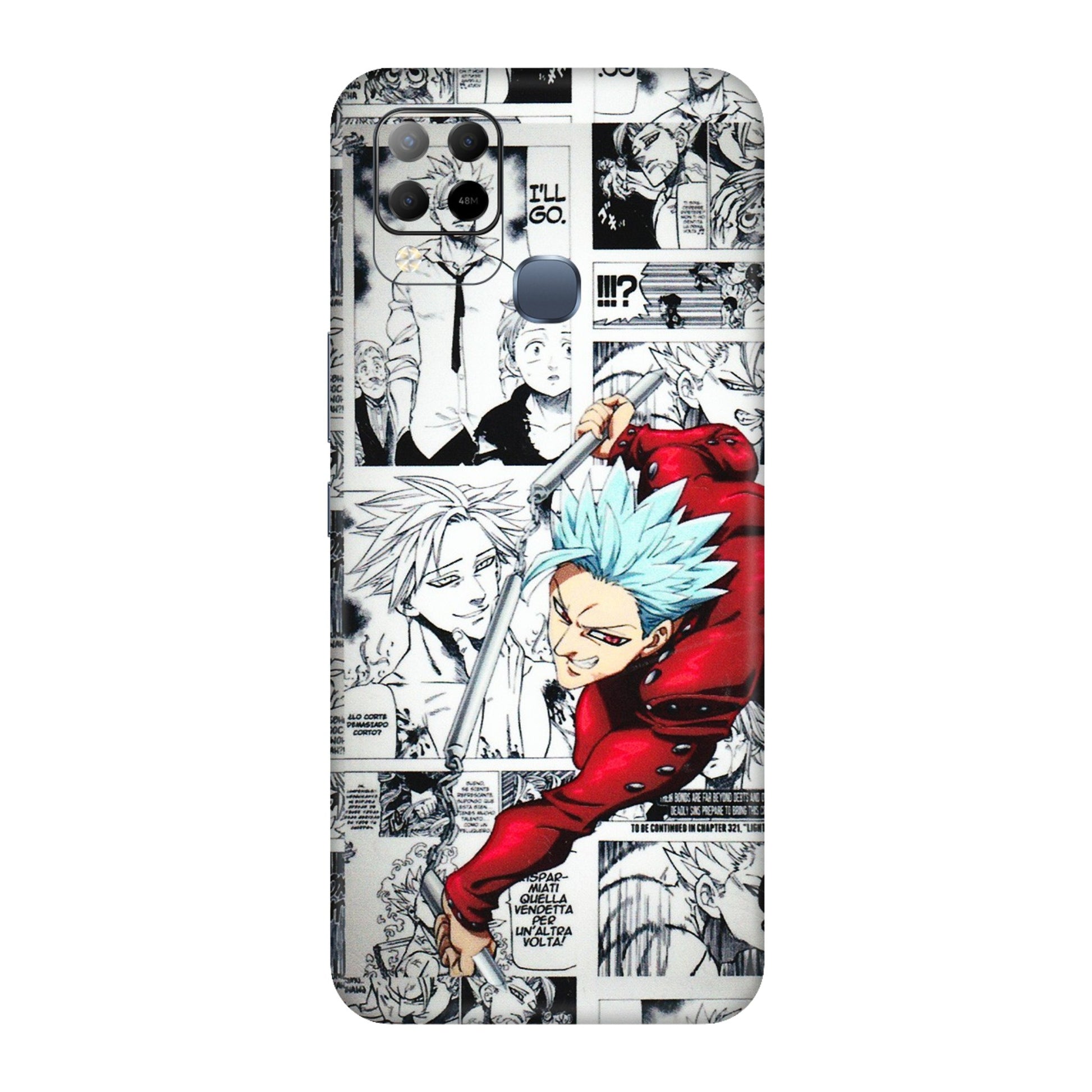INFINIX Phone Skins (All Models) - Anime Comic - 3D Embossed Finish (L-192) Infinix Hot 10S