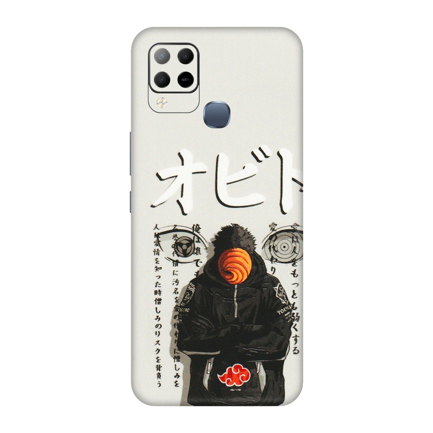 INFINIX Phone Skins (All Models) - Obito Anime Eye - 3D Embossed Finish (L-19) Infinix Hot 10S