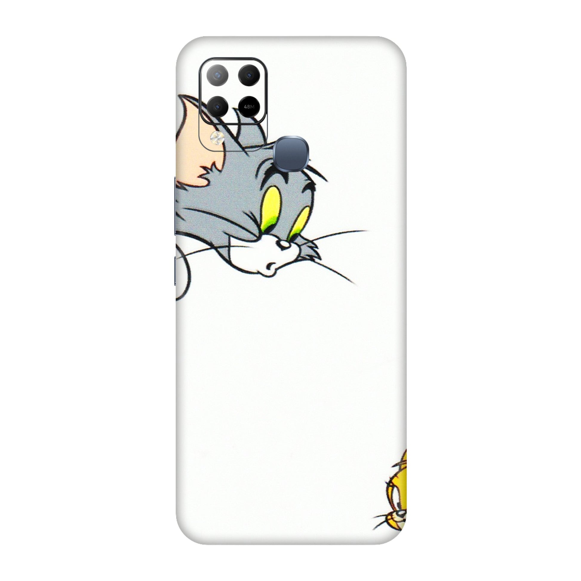 INFINIX Phone Skins (All Models) - Cute Tom And Jerry - 3D Embossed Finish (L-220) Infinix Hot 10S