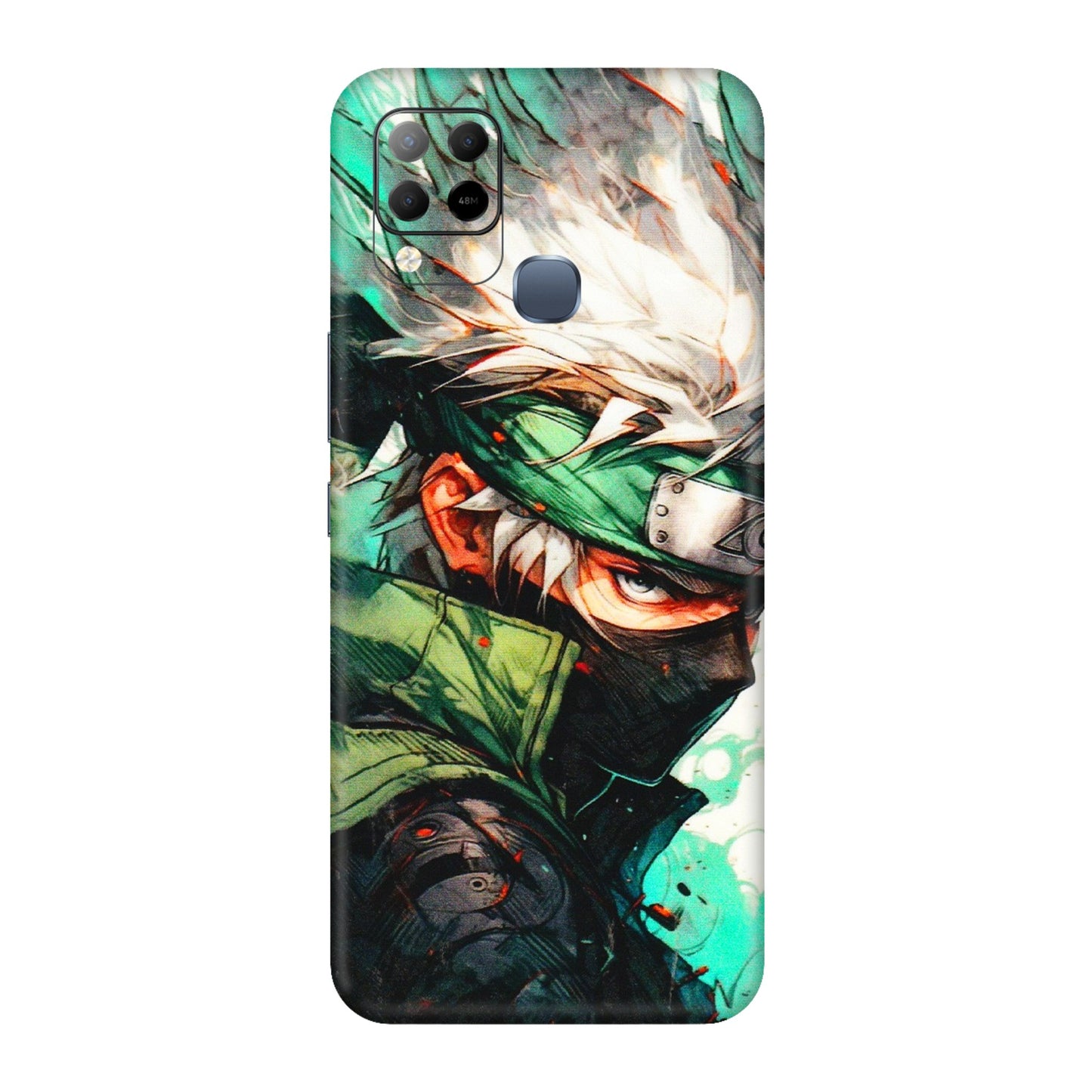 INFINIX Phone Skins (All Models) - Kakashi Side Profile - 3D Embossed Finish (L-249) Infinix Hot 10S