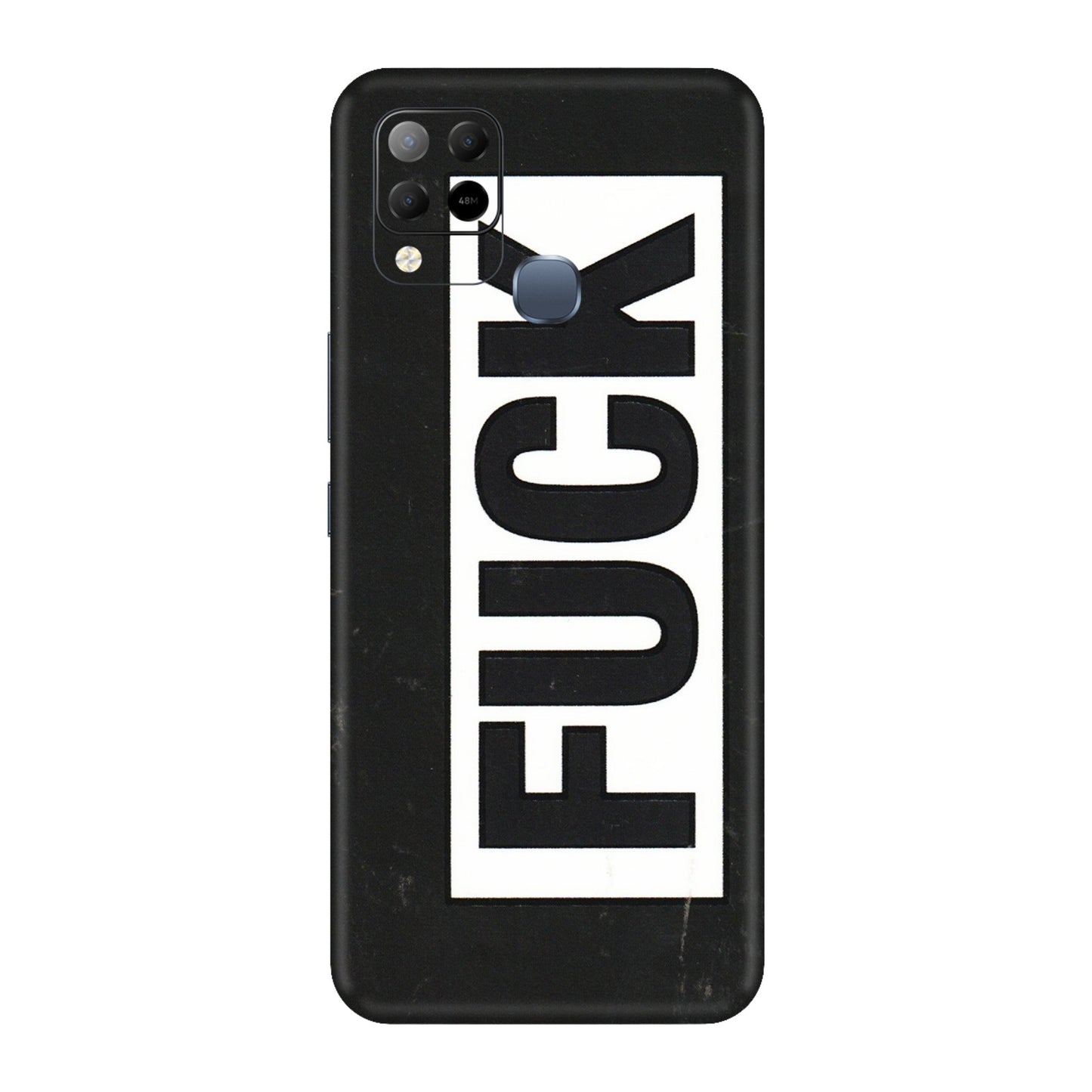 INFINIX Phone Skins (All Models) - The F Word - 3D Embossed Finish (L-255) Infinix Hot 10S