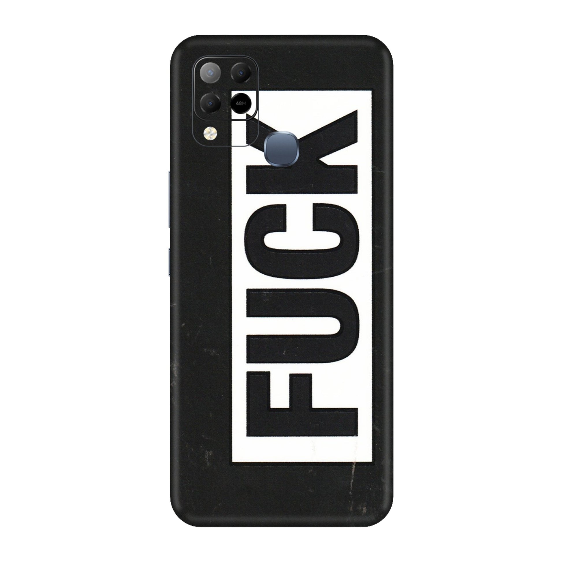 INFINIX Phone Skins (All Models) - The F Word - 3D Embossed Finish (L-255) Infinix Hot 10S