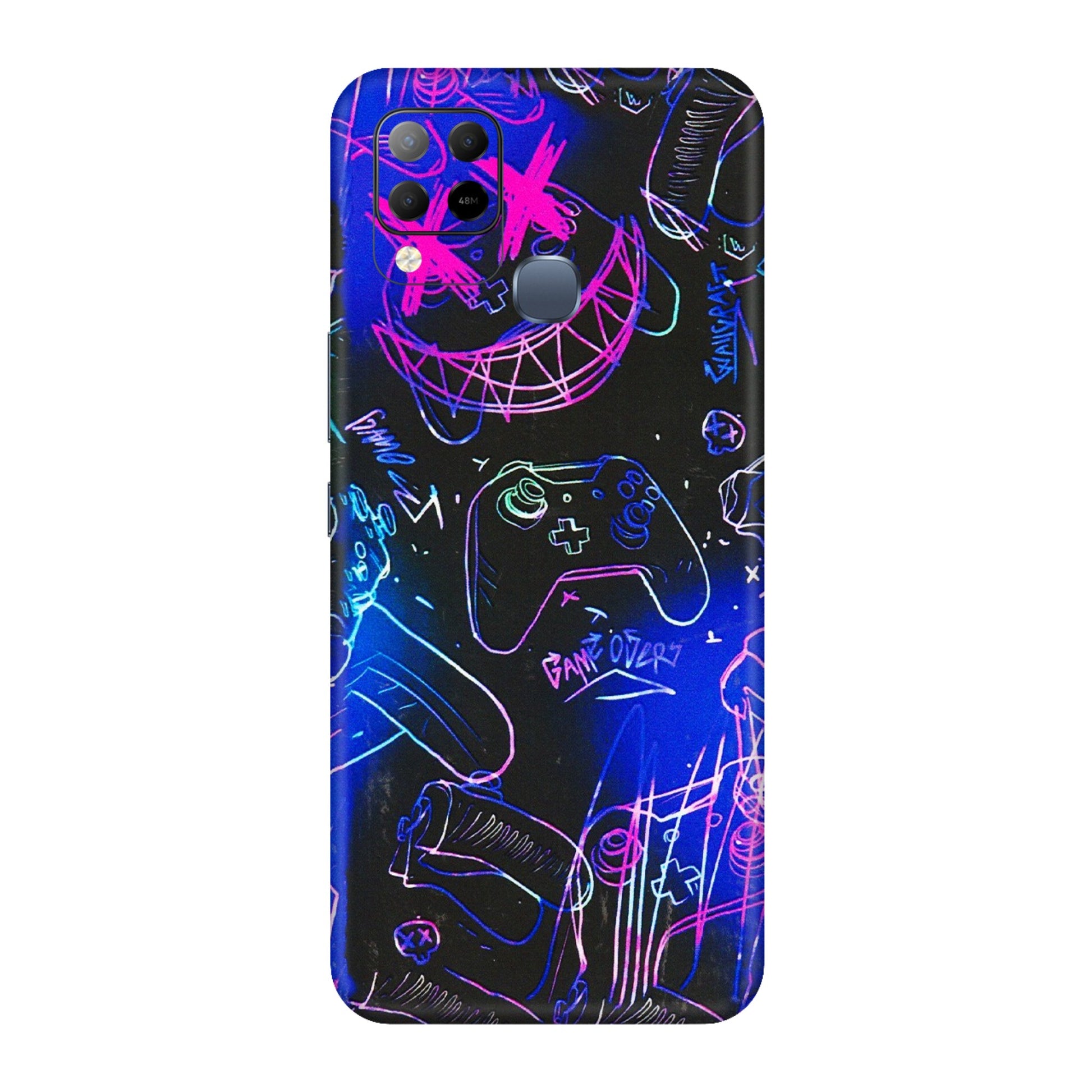INFINIX Phone Skins (All Models) - Gamers Paradise - 3D Embossed Finish (L-258) Infinix Hot 10S