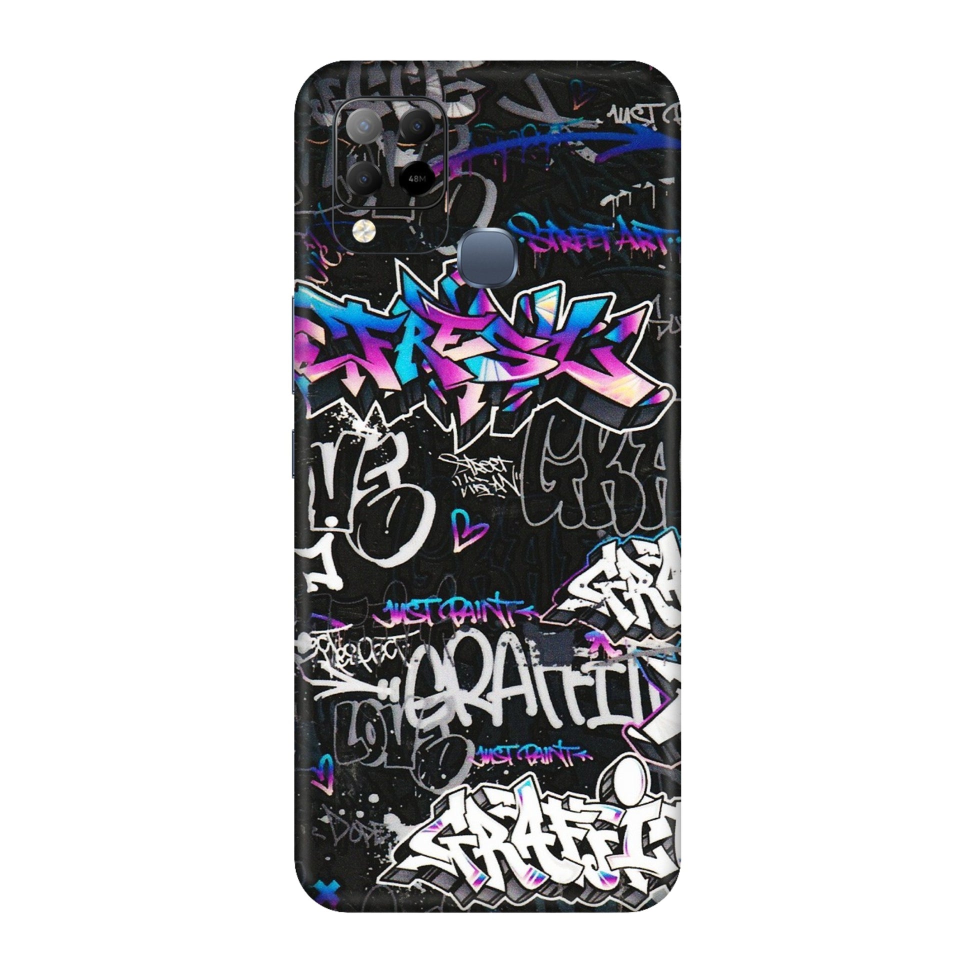 INFINIX Phone Skins (All Models) - Graffiti Killer - 3D Embossed Finish (L-274) Infinix Hot 10S