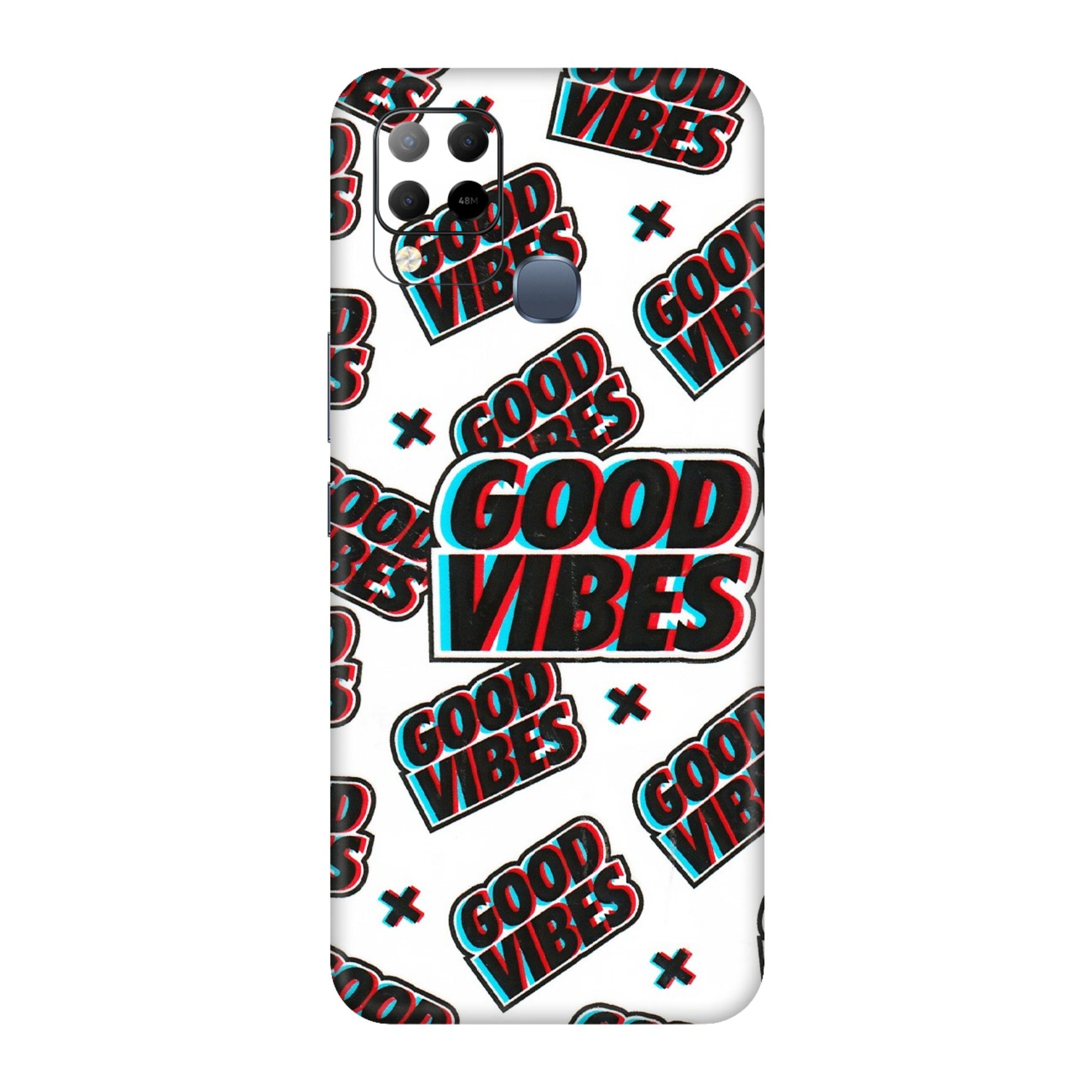 INFINIX Phone Skins (All Models) - Good Vibes - 3D Embossed Finish (L-282) Infinix Hot 10S