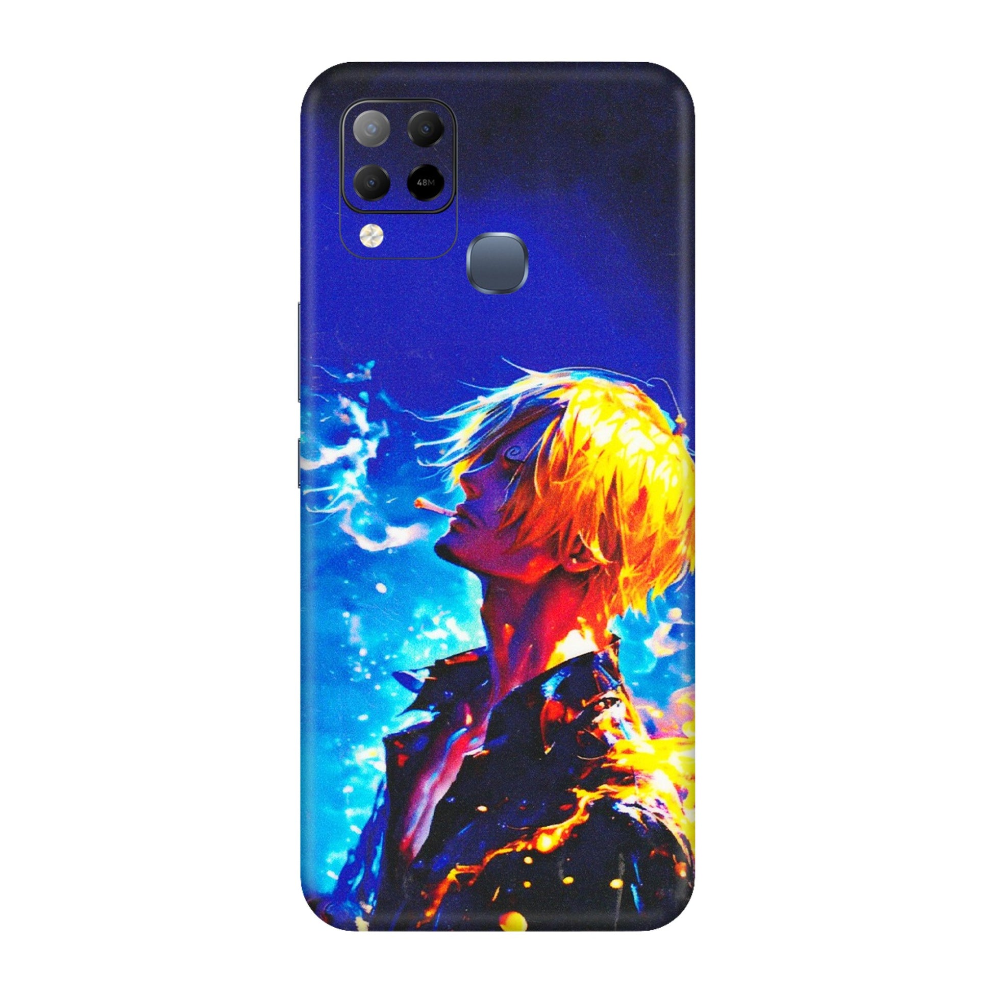 INFINIX Phone Skins (All Models) - Sanji Vinsmoke One Piece - 3D Embossed Finish (L-319) Infinix Hot 10S