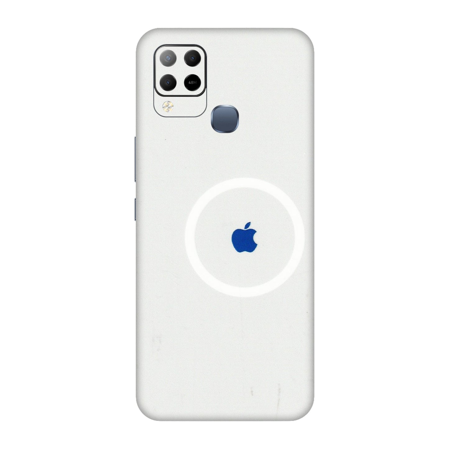 INFINIX Phone Skins (All Models) - iPhone Magsafe Logo - 3D Embossed Finish (L-320) Infinix Hot 10S