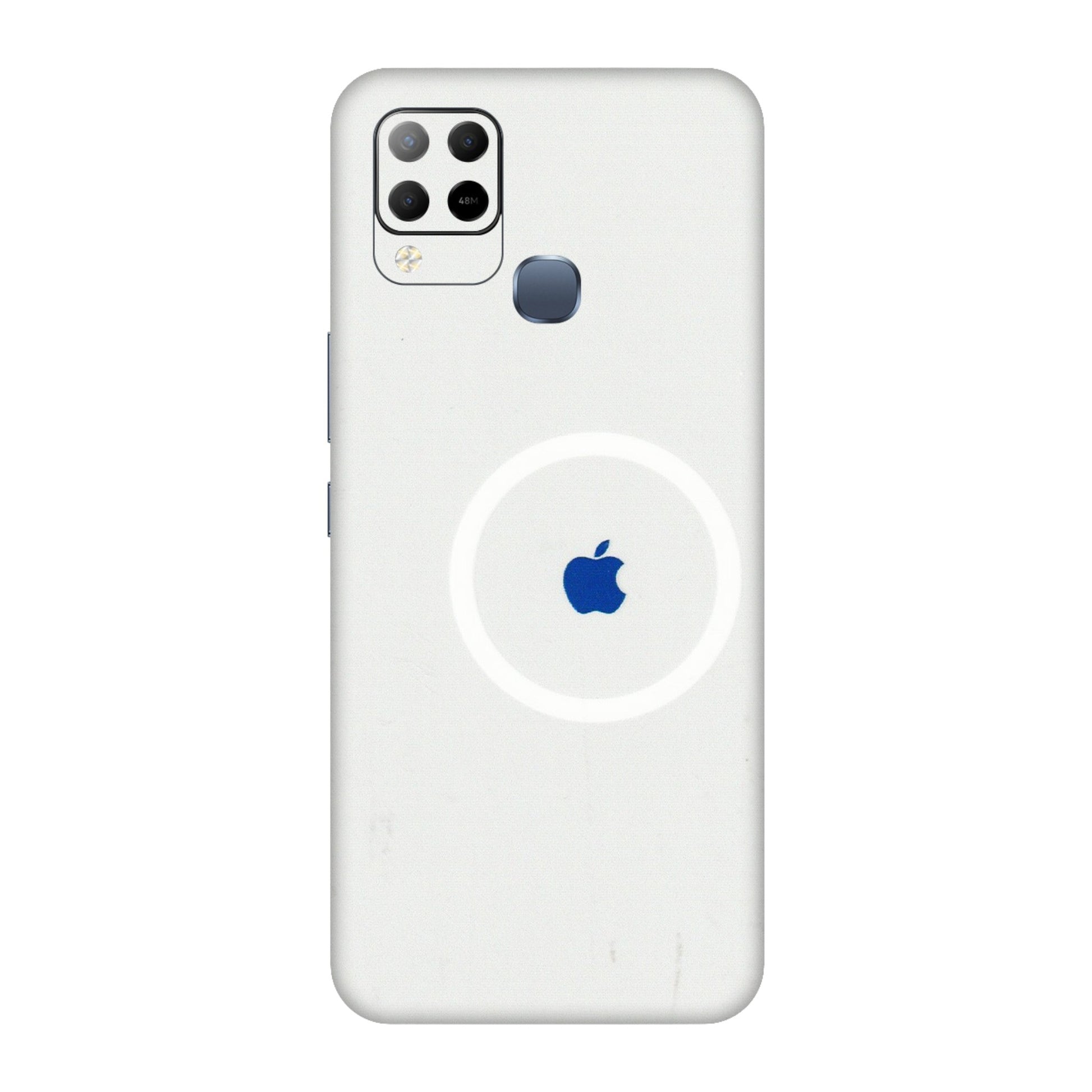 INFINIX Phone Skins (All Models) - iPhone Magsafe Logo - 3D Embossed Finish (L-320) Infinix Hot 10S