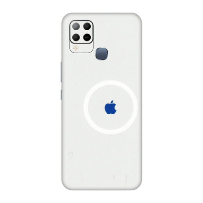 INFINIX Phone Skins (All Models) - iPhone Magsafe Logo - 3D Embossed Finish (L-320) Infinix Hot 10S