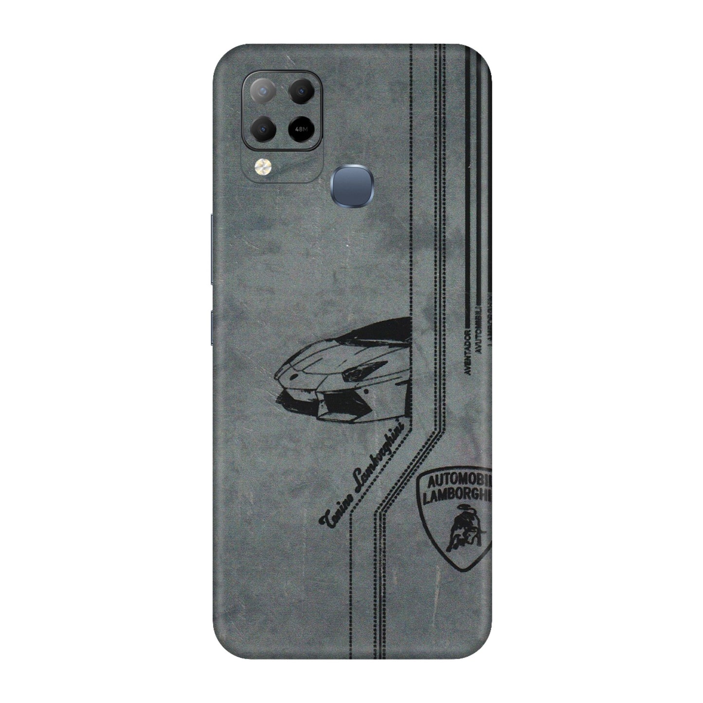 INFINIX Phone Skins (All Models) - New Lamborgini Aventador - 3D Embossed Finish (L-321) Infinix Hot 10S