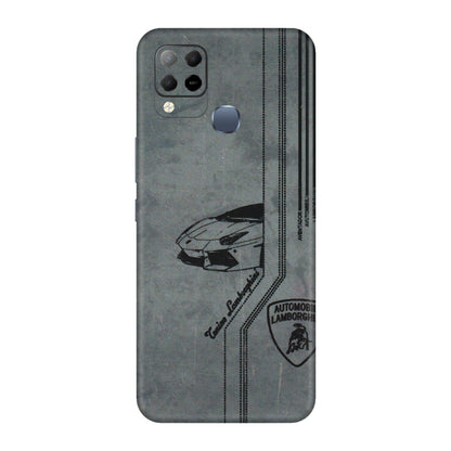 INFINIX Phone Skins (All Models) - New Lamborgini Aventador - 3D Embossed Finish (L-321) Infinix Hot 10S