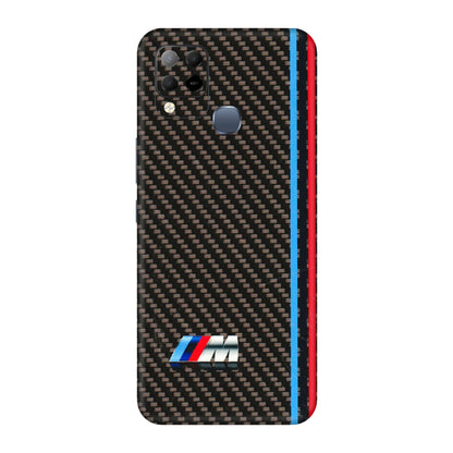 INFINIX Phone Skins (All Models) - BM Carbon Fiber Feels - 3D Embossed Finish (L-38) Infinix Hot 10S