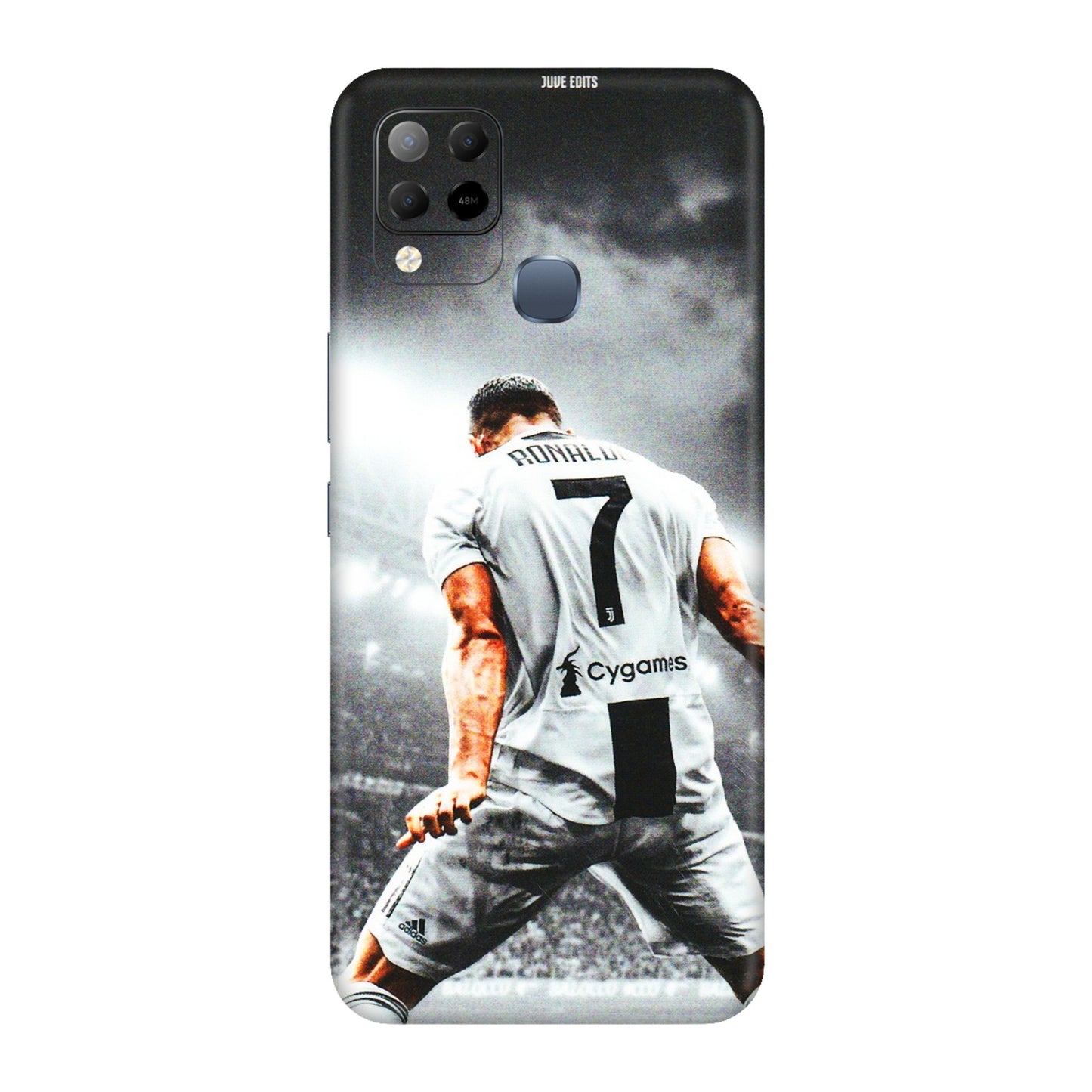 INFINIX Phone Skins (All Models) - Ronaldo CR7 Crazy - 3D Embossed Finish (L-44) Infinix Hot 10S