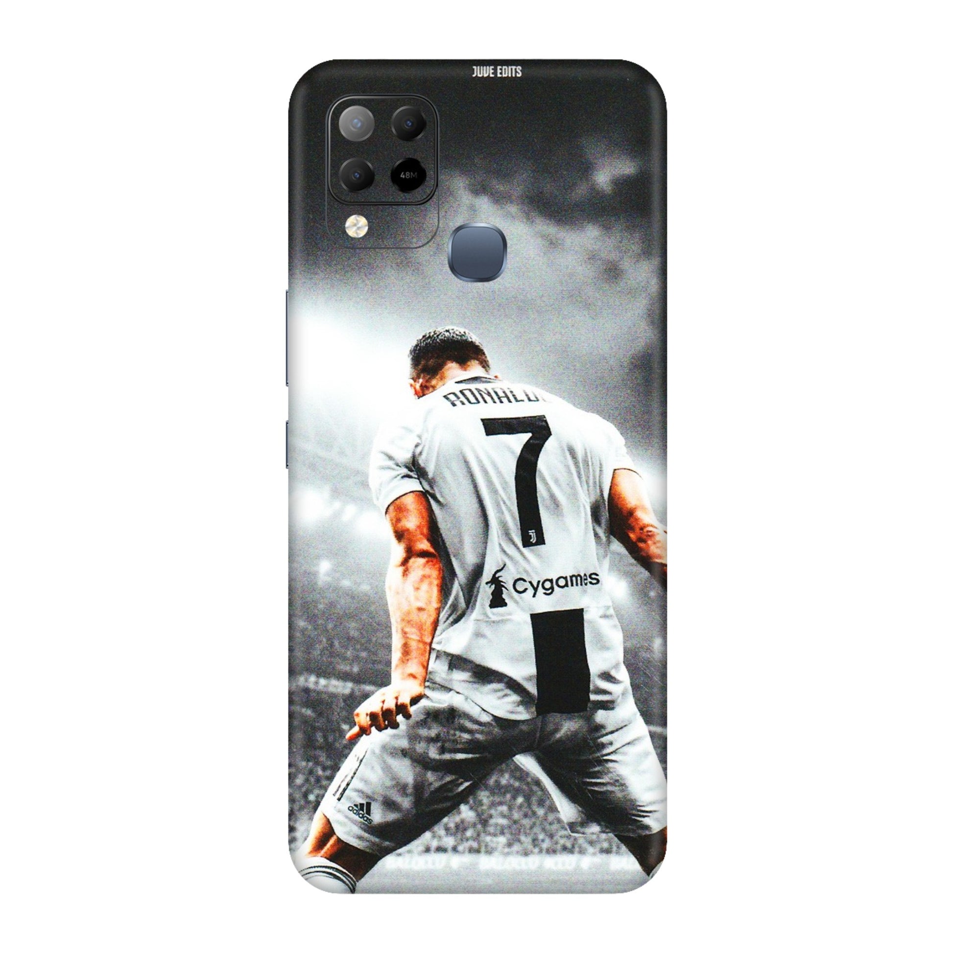 INFINIX Phone Skins (All Models) - Ronaldo CR7 Crazy - 3D Embossed Finish (L-44) Infinix Hot 10S