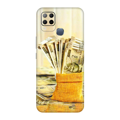 INFINIX Phone Skins (All Models) - Show Me The Money - 3D Embossed Finish (L-52) Infinix Hot 10S
