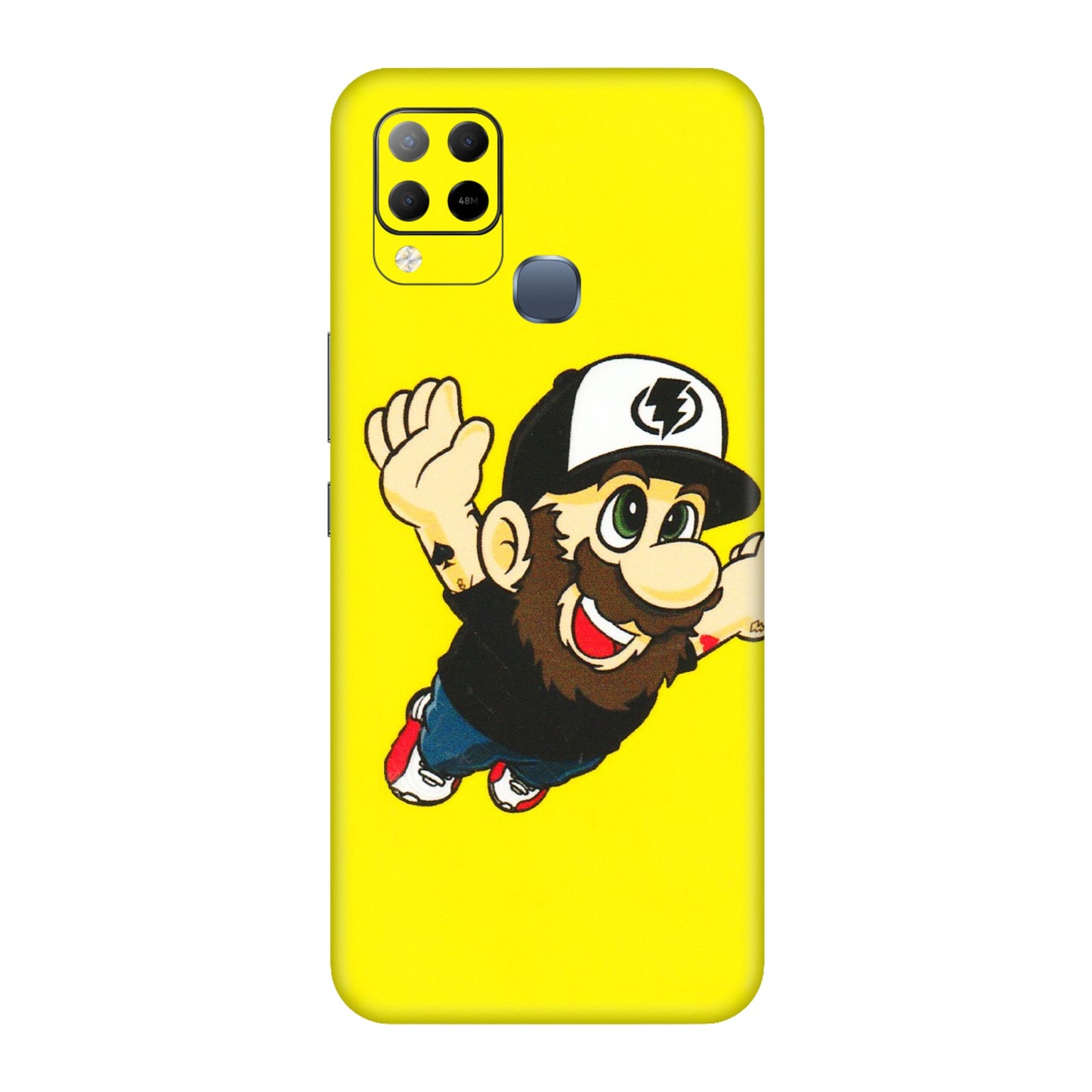 INFINIX Phone Skins (All Models) - Flying Beardo - 3D Embossed Finish (L-60) Infinix Hot 10S