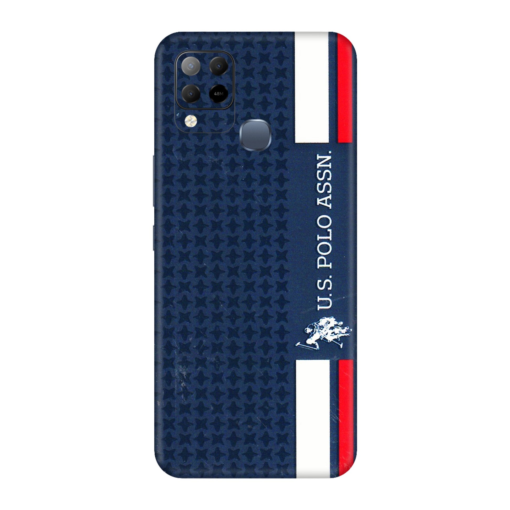 INFINIX Phone Skins (All Models) - US POLO Designer Brand - 3D Embossed Finish (L-65) Infinix Hot 10S