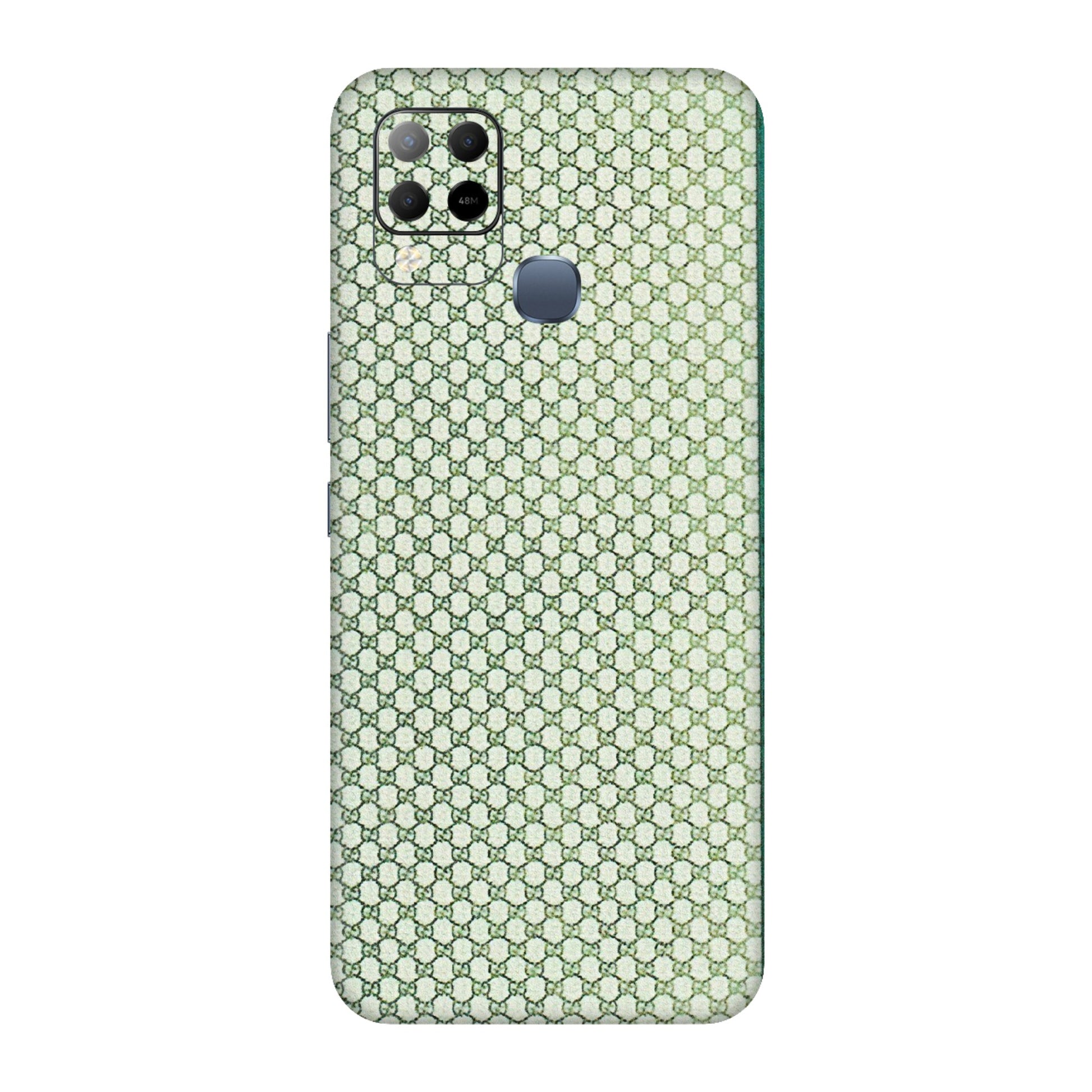 INFINIX Phone Skins (All Models) - Gucci Fabric Pattern - 3D Embossed Finish (L-73) Infinix Hot 10S