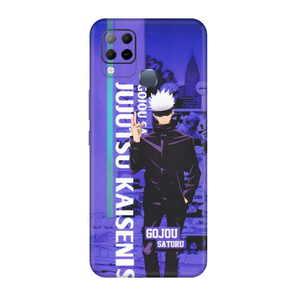 INFINIX Phone Skins (All Models) - Jujutsu Kaisen Gojo - Matte Finish (M-05) Infinix Hot 10S