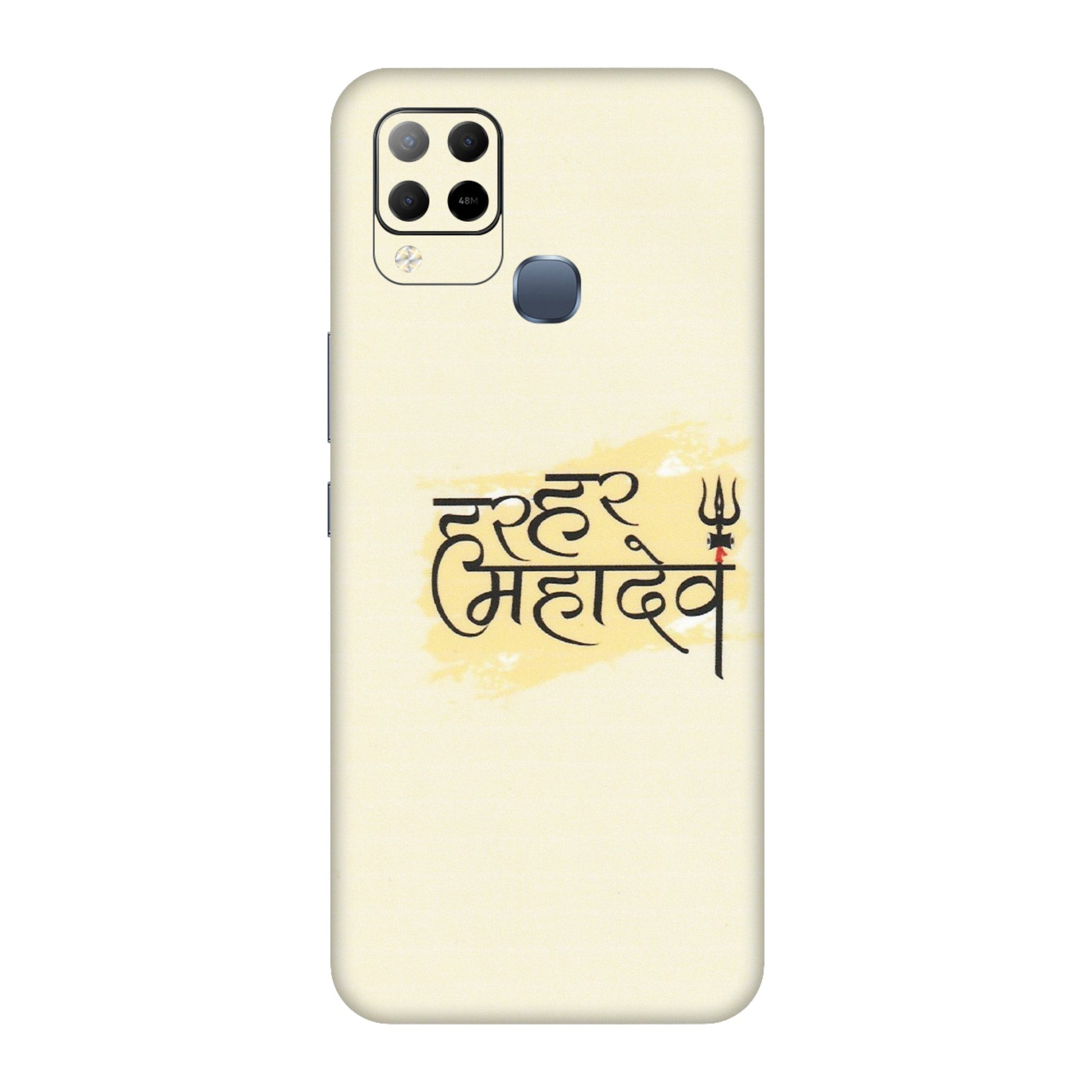 INFINIX Phone Skins (All Models) - Har Har Mahadev - Matte Finish (M-10) Infinix Hot 10S