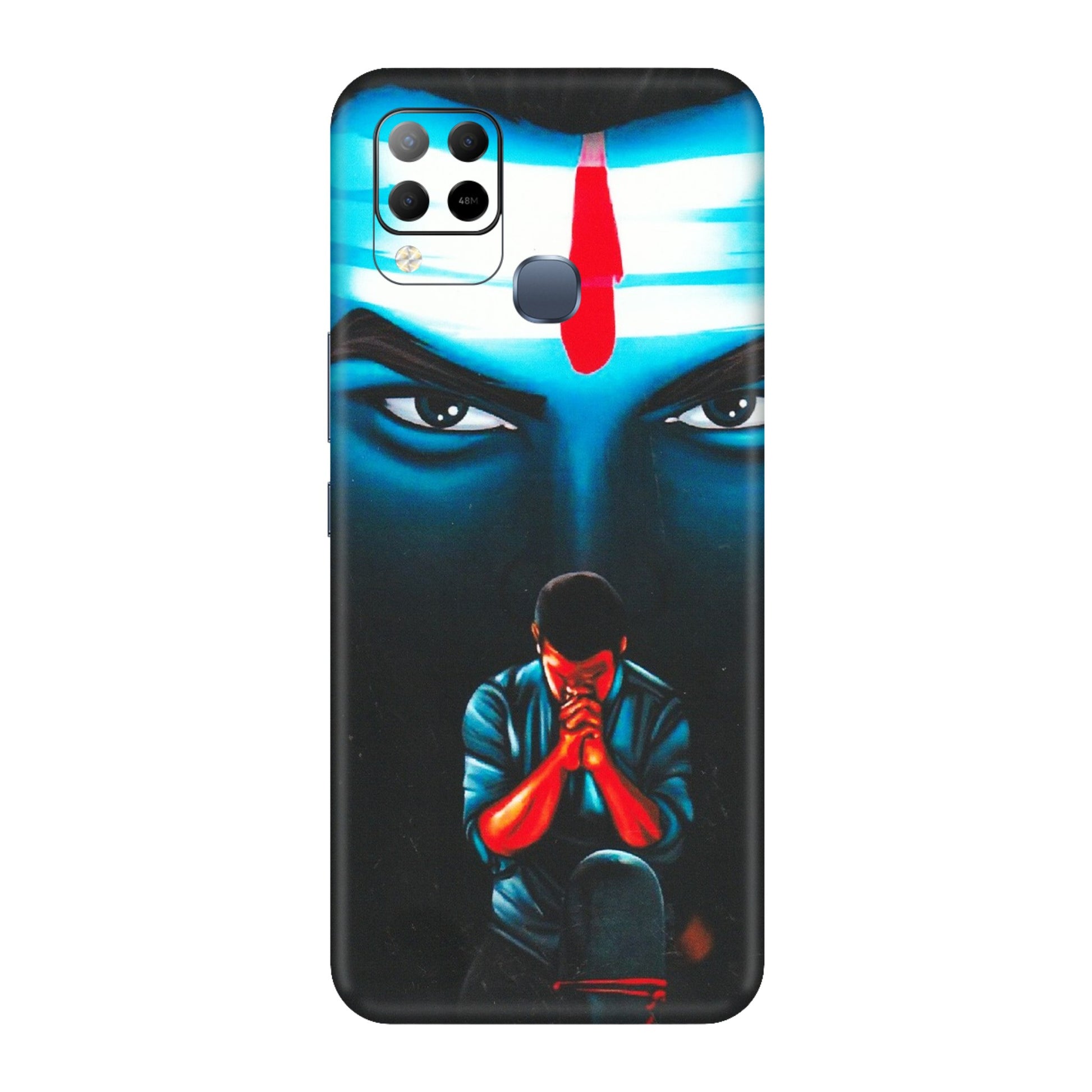 INFINIX Phone Skins (All Models) - Mahakal Bhakt - Matte Finish (M-112) Infinix Hot 10S