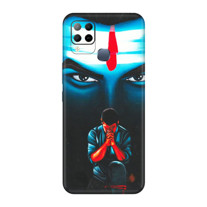 INFINIX Phone Skins (All Models) - Mahakal Bhakt - Matte Finish (M-112) Infinix Hot 10S