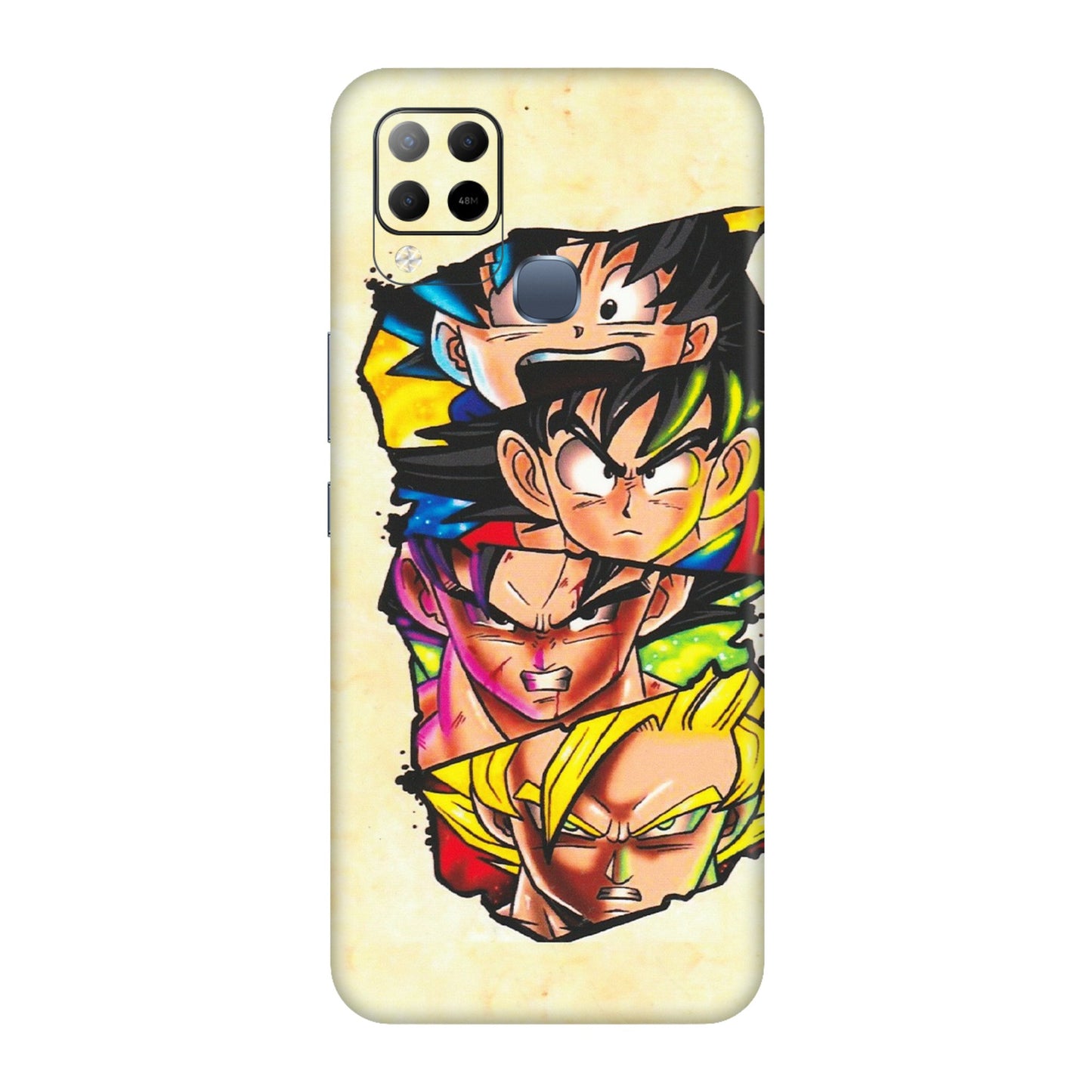 INFINIX Phone Skins (All Models) - Angry Multi Anime - Matte Finish (M-113) Infinix Hot 10S