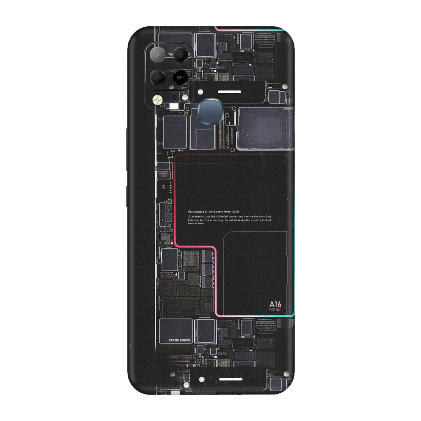 INFINIX Phone Skins (All Models) - Motherboard Circuit Layout - Matte Finish (M-117) Infinix Hot 10S