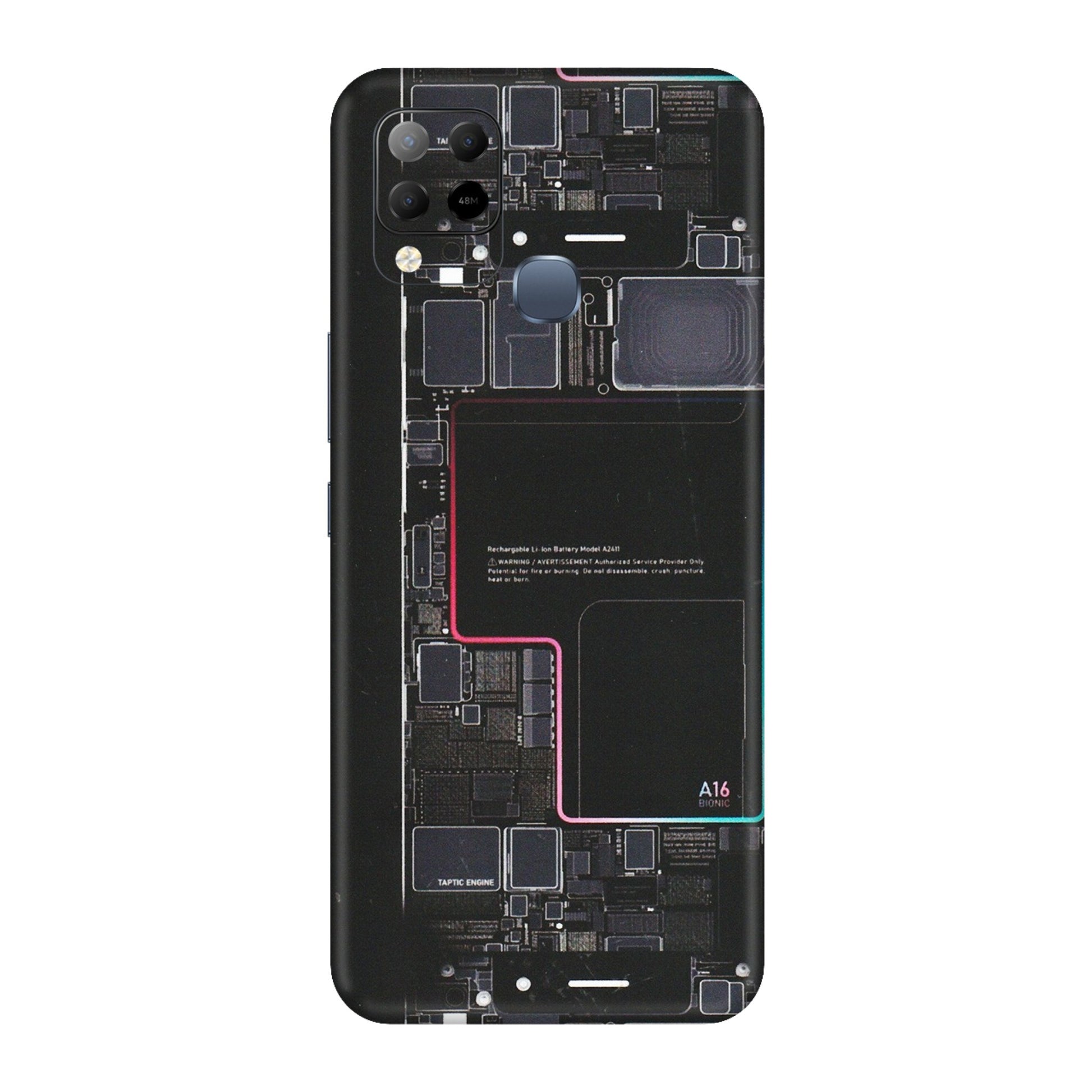 INFINIX Phone Skins (All Models) - Motherboard Circuit Layout - Matte Finish (M-117) Infinix Hot 10S