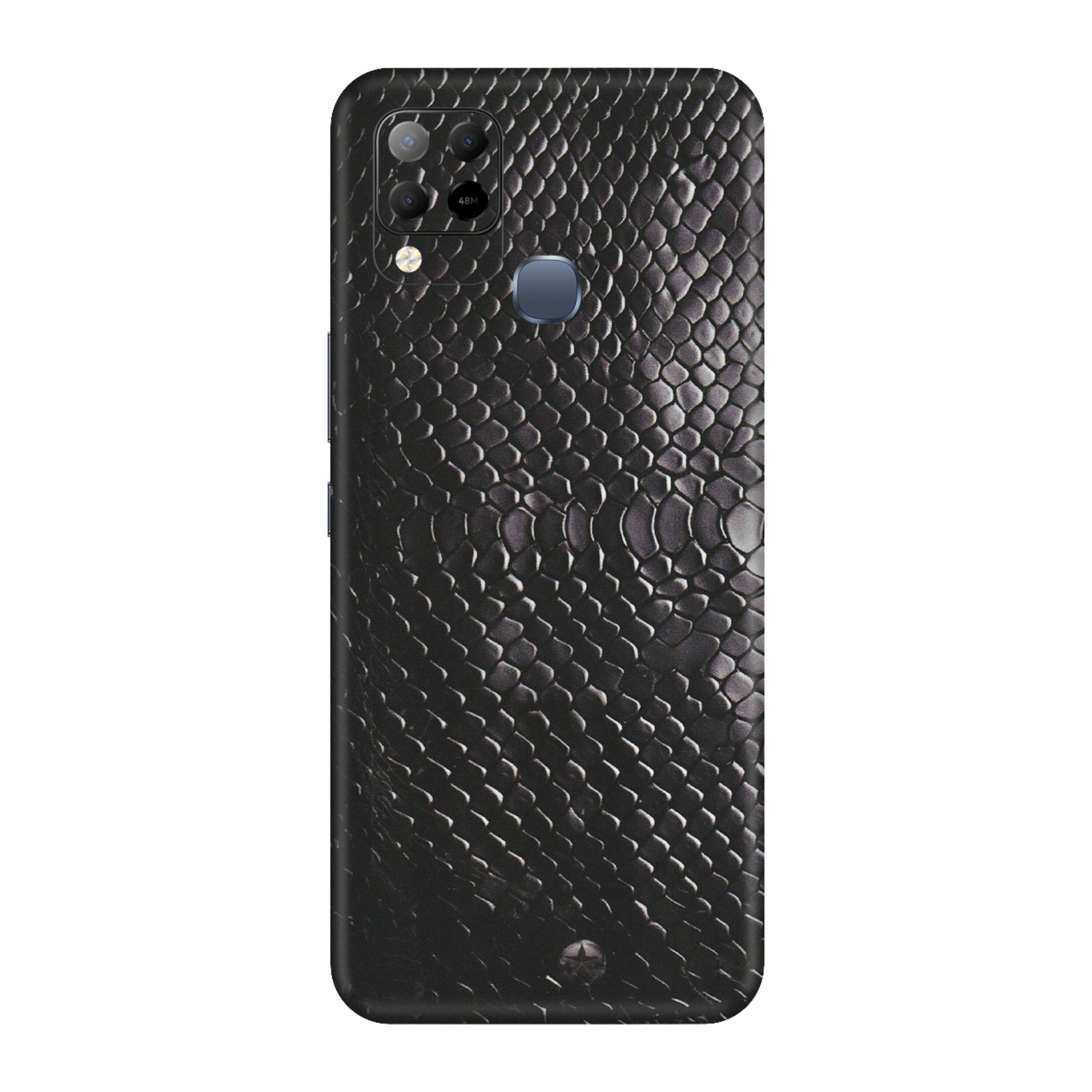 INFINIX Phone Skins (All Models) - Black Snack Leather - Matte Finish (M-147) Infinix Hot 10S