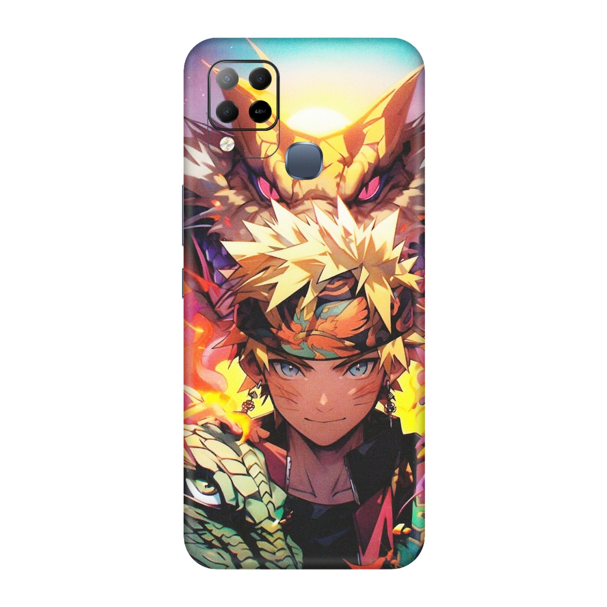 INFINIX Phone Skins (All Models) - Angry Naruto Anime - Matte Finish (M-148) Infinix Hot 10S