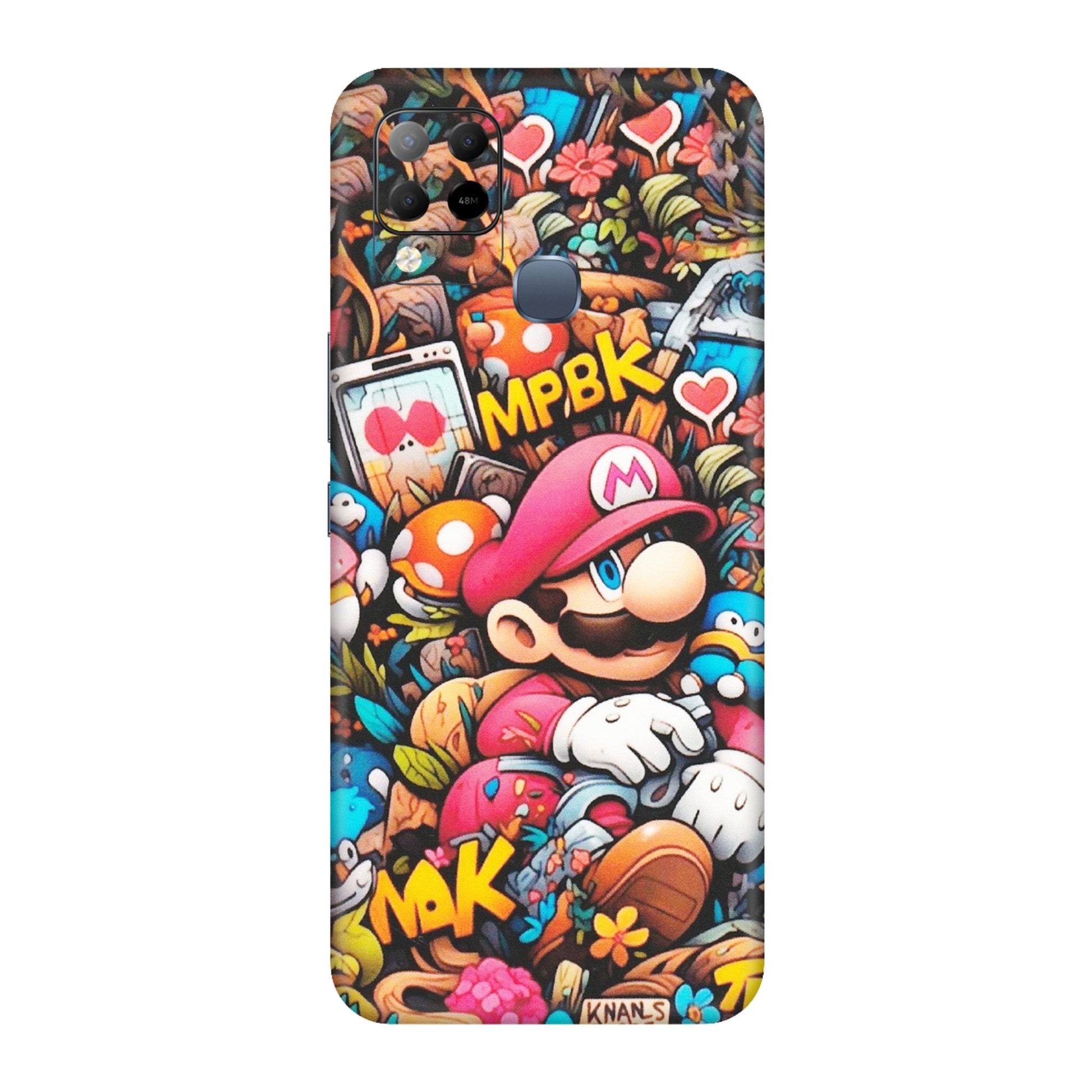 INFINIX Phone Skins (All Models) - Super Mario Bros Artistic - Matte Finish (M-173) Infinix Hot 10S