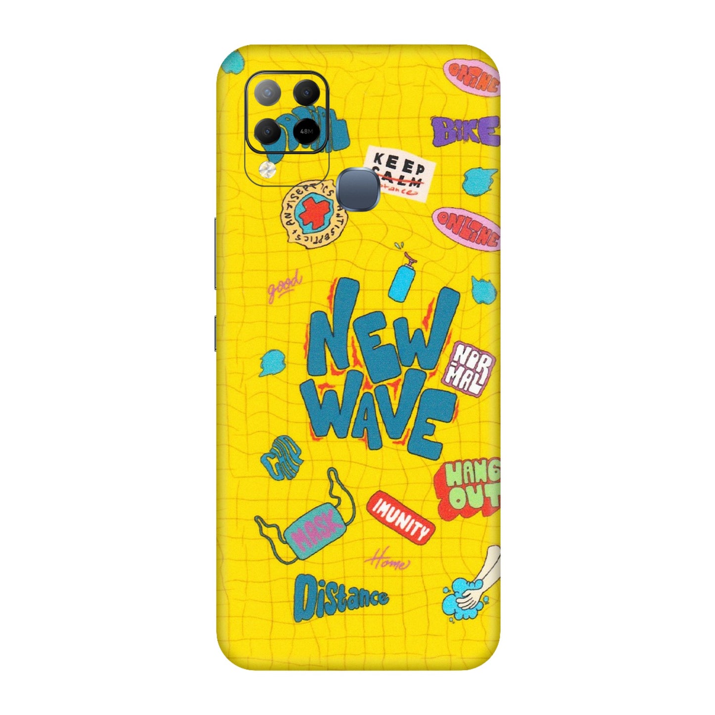 INFINIX Phone Skins (All Models) - New Wave Life - Matte Finish (M-17) Infinix Hot 10S
