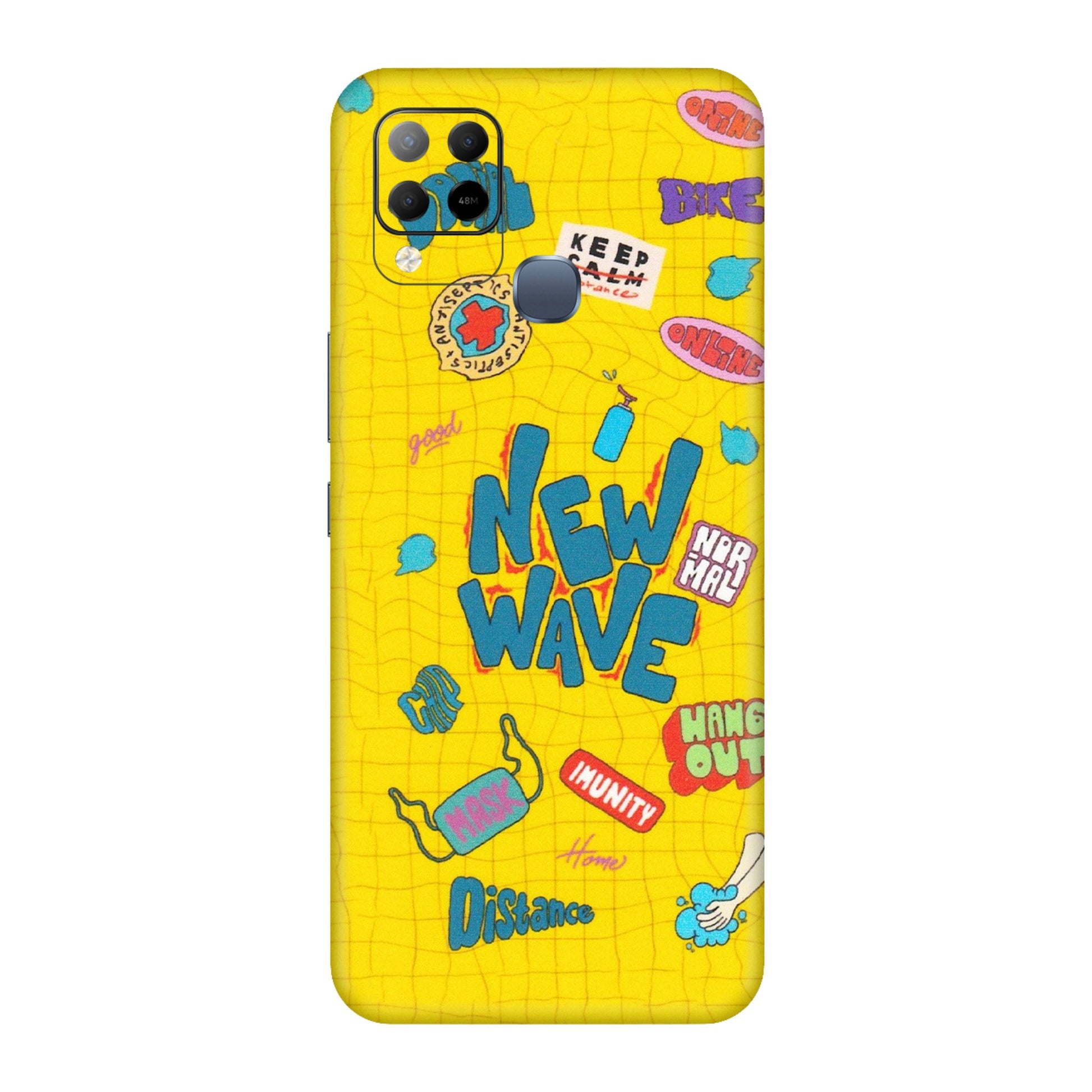 INFINIX Phone Skins (All Models) - New Wave Life - Matte Finish (M-17) Infinix Hot 10S