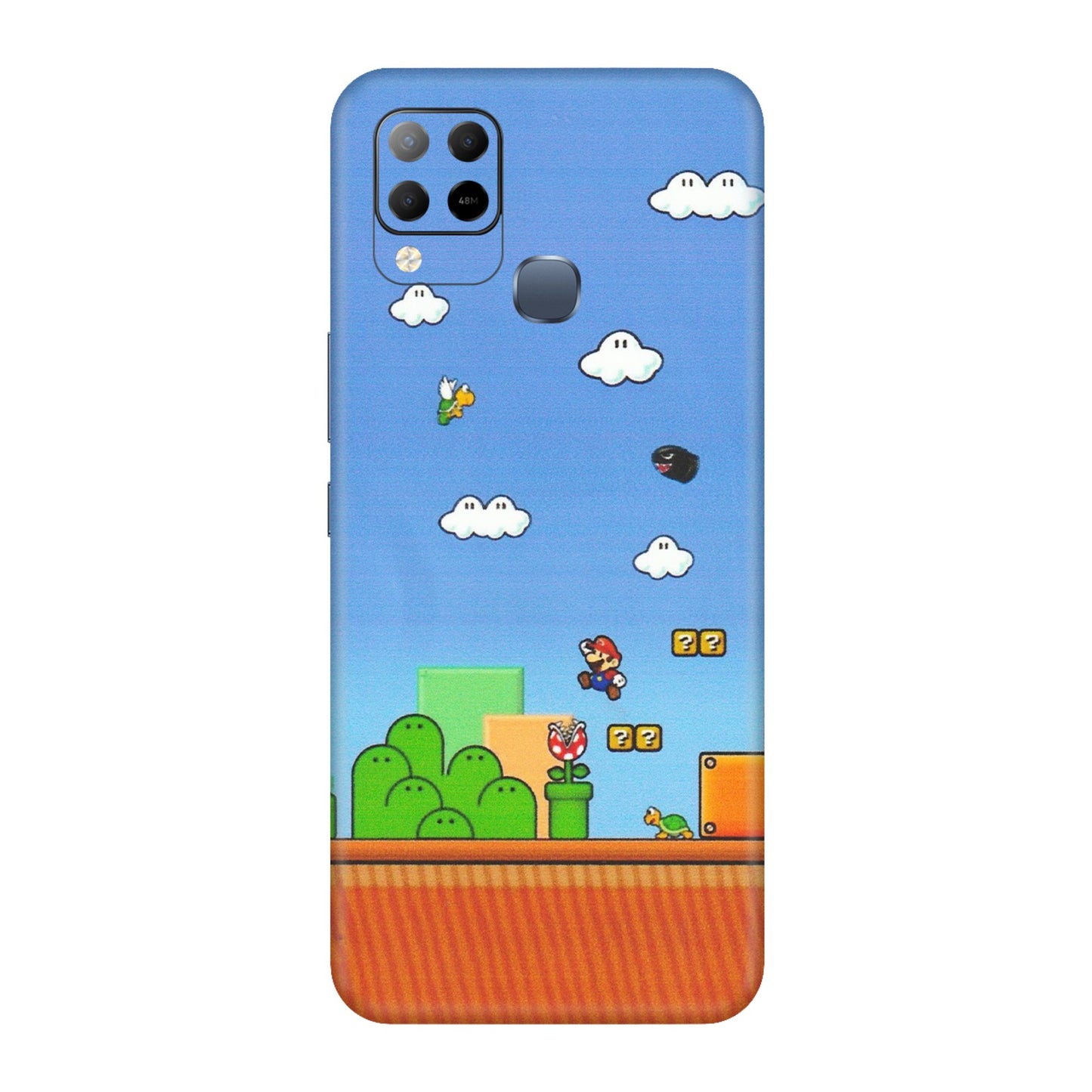 INFINIX Phone Skins (All Models) - Mario Game Scene - Matte Finish (M-24) Infinix Hot 10S