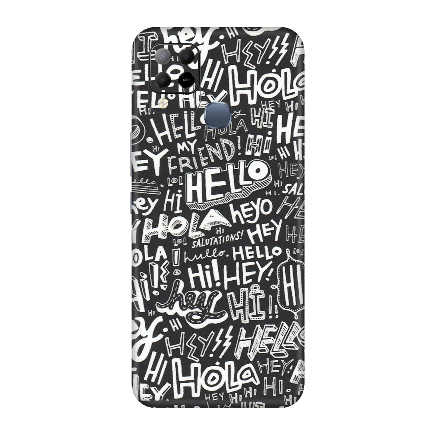 INFINIX Phone Skins (All Models) - Hi Hello Doodles - Matte Finish (M-25) Infinix Hot 10S