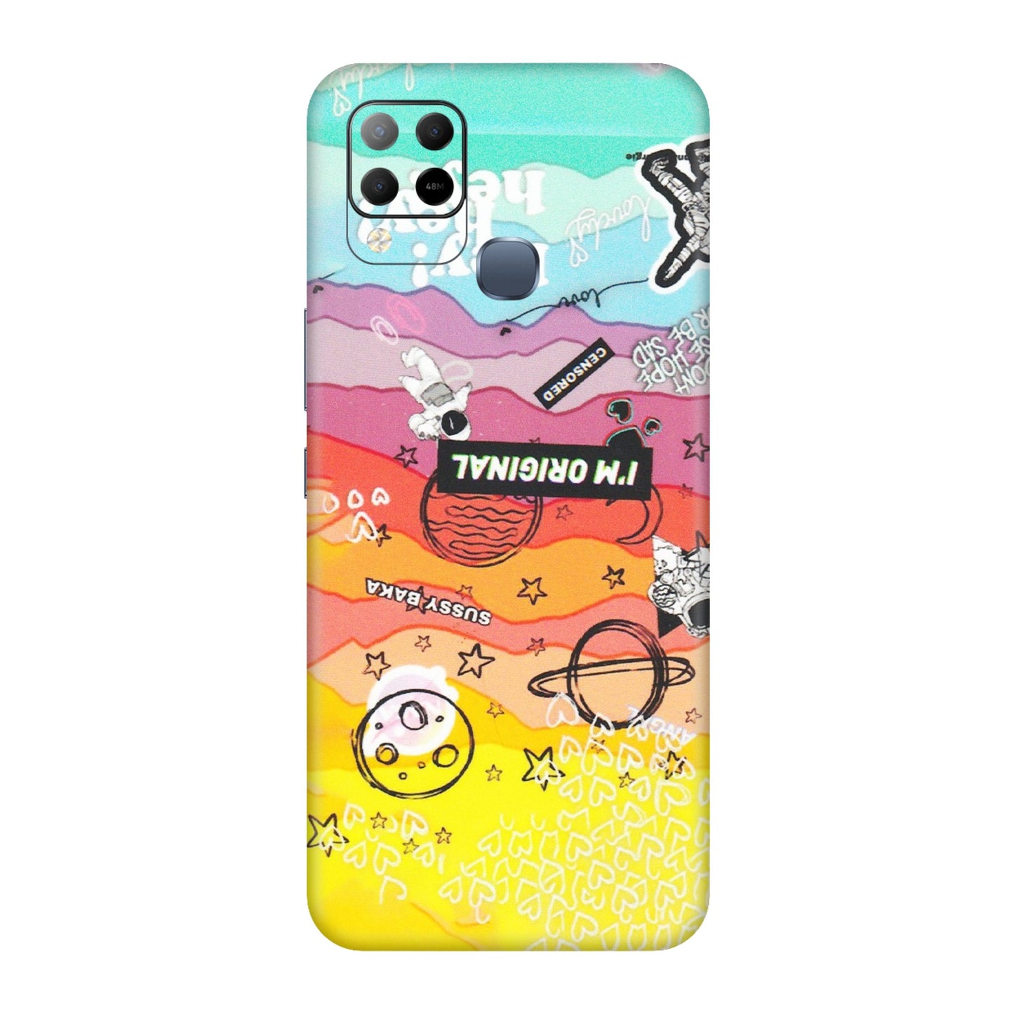 INFINIX Phone Skins (All Models) - The Original Astronaut - Matte Finish (M-79) Infinix Hot 10S