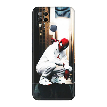 INFINIX Phone Skins (All Models) - Sportsman Spider Man - Matte Finish (M-94) Infinix Hot 10S
