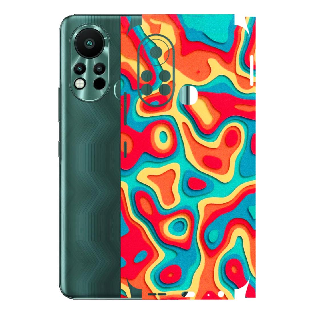 INFINIX Phone Skins (All Models) - Abstract Swirl - 3D Embossed Finish (L-150) Infinix Hot 11S