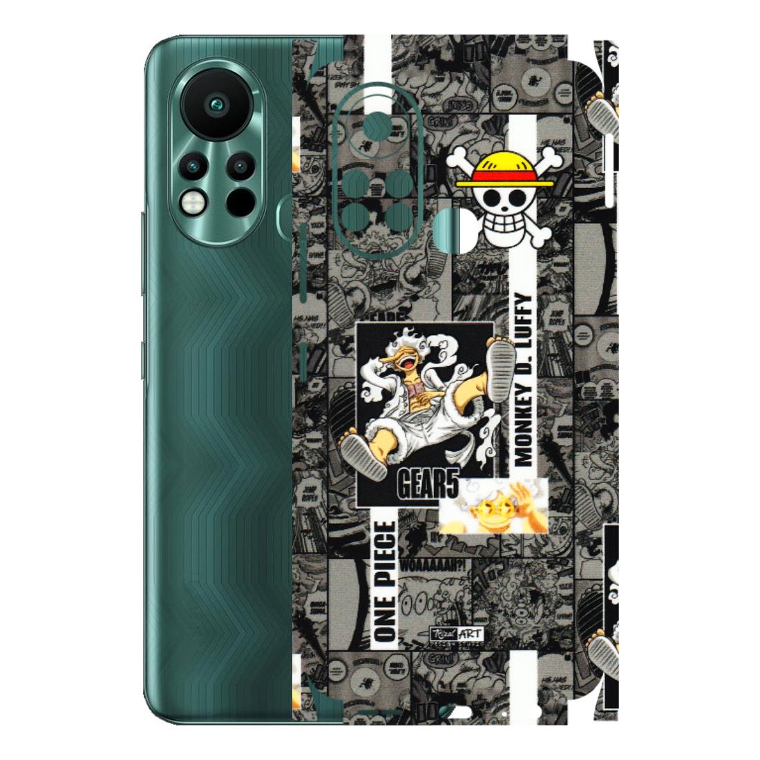 INFINIX Phone Skins (All Models) - Cuffy Anime MonkeyCamic - 3D Embossed Finish (L-242) Infinix Hot 11S