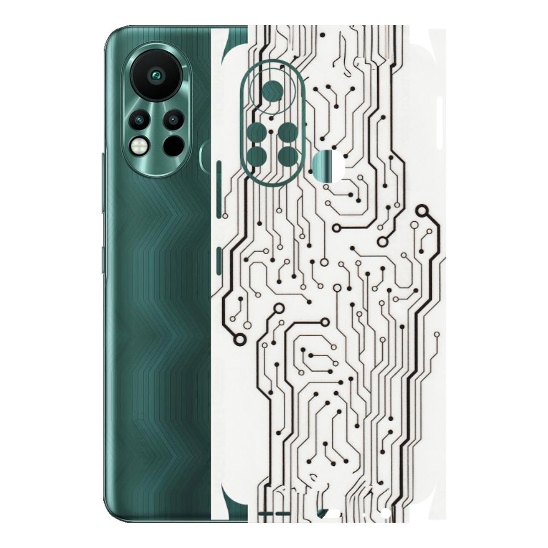 INFINIX Phone Skins (All Models) - Tech Circuits - Transparent Finish (T-03) Infinix Hot 11S
