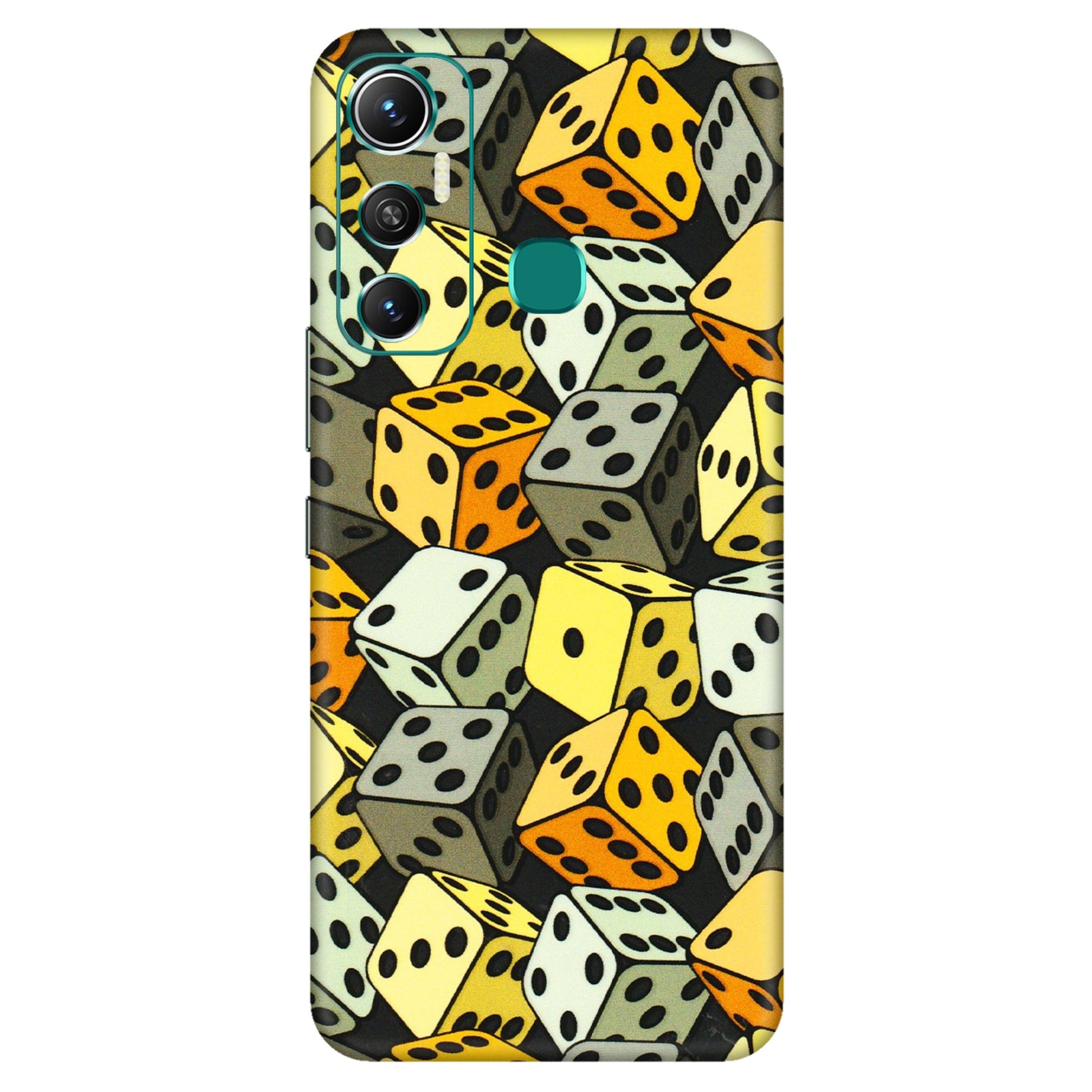 INFINIX Phone Skins (All Models) - Dices Of Life - 3D Embossed Finish (L-04) Infinix Hot 11