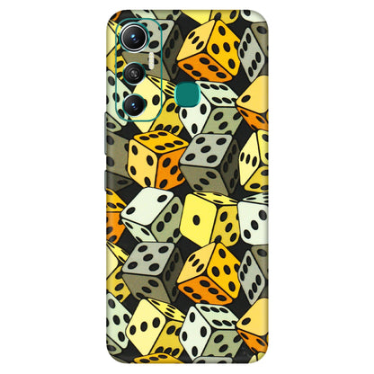 INFINIX Phone Skins (All Models) - Dices Of Life - 3D Embossed Finish (L-04) Infinix Hot 11