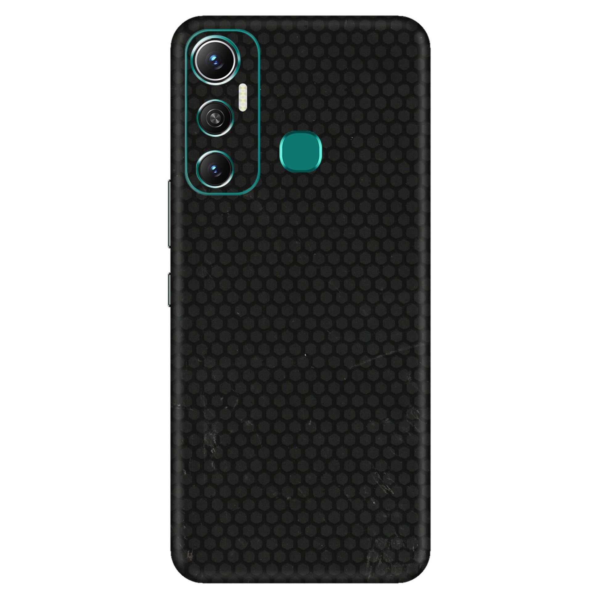 INFINIX Phone Skins (All Models) - Black honeycomb - 3D Embossed Finish (L-114) Infinix Hot 11