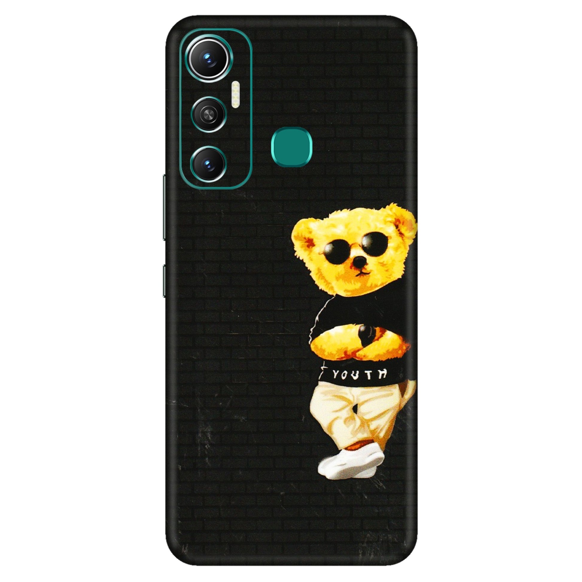 INFINIX Phone Skins (All Models) - Classy Teddy Bear - 3D Embossed Finish (L-116) Infinix Hot 11