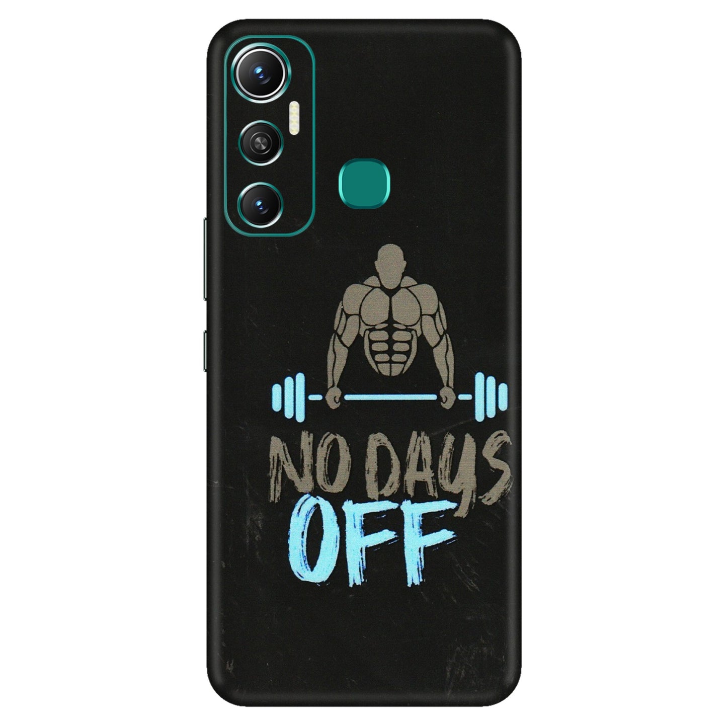 INFINIX Phone Skins (All Models) - Gym Lover - 3D Embossed Finish (L-127) Infinix Hot 11