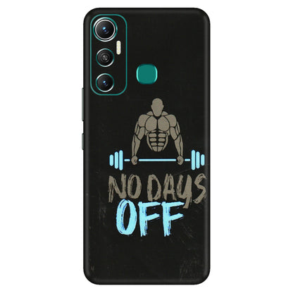 INFINIX Phone Skins (All Models) - Gym Lover - 3D Embossed Finish (L-127) Infinix Hot 11