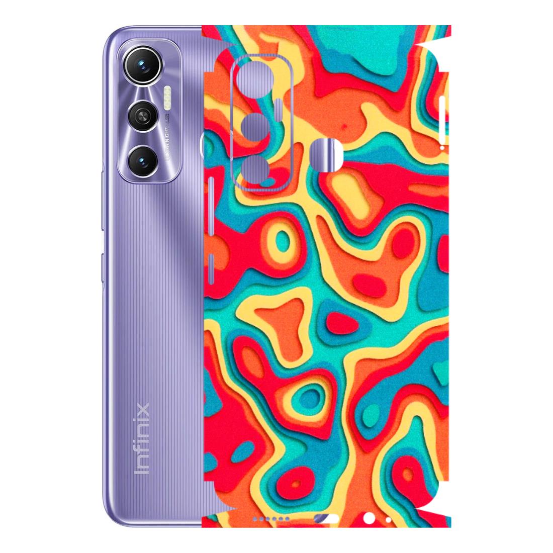 INFINIX Phone Skins (All Models) - Abstract Swirl - 3D Embossed Finish (L-150) Infinix Hot 11
