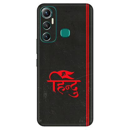 INFINIX Phone Skins (All Models) - Hindu Black - 3D Embossed Finish (L-153) Infinix Hot 11