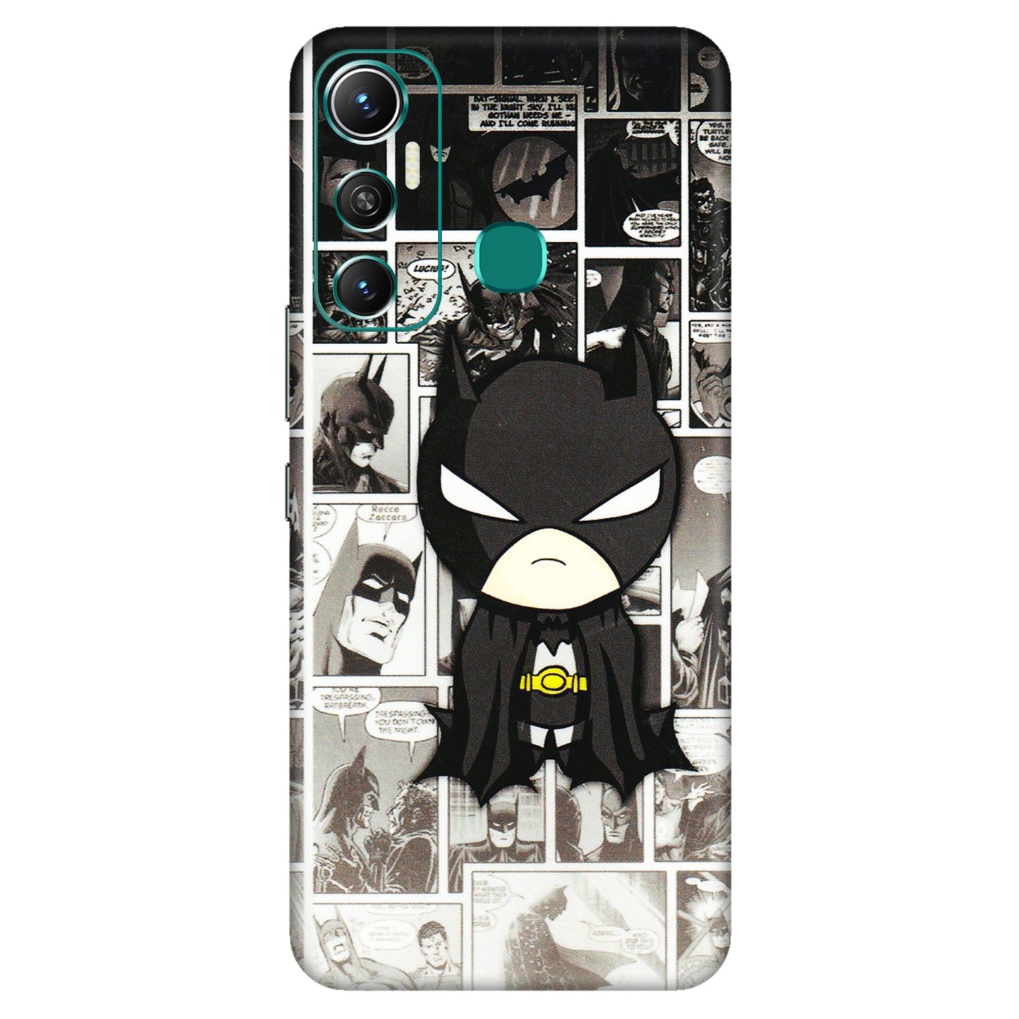 INFINIX Phone Skins (All Models) - Toon Batman - 3D Embossed Finish (L-182) Infinix Hot 11